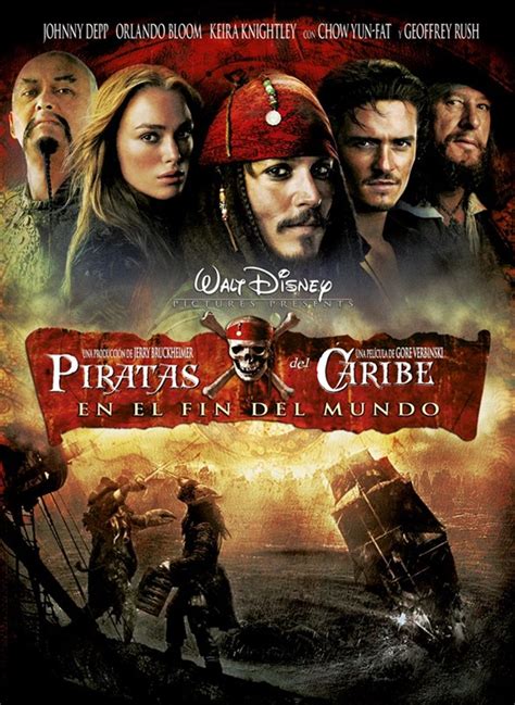 Mostrar comentarios. Piratas del Caribe: En el fin del mundo es una película dirigida por Gore Verbinski con Johnny Depp, Orlando Bloom. Sinopsis : La edad de oro de los piratas llega a su fin ... 
